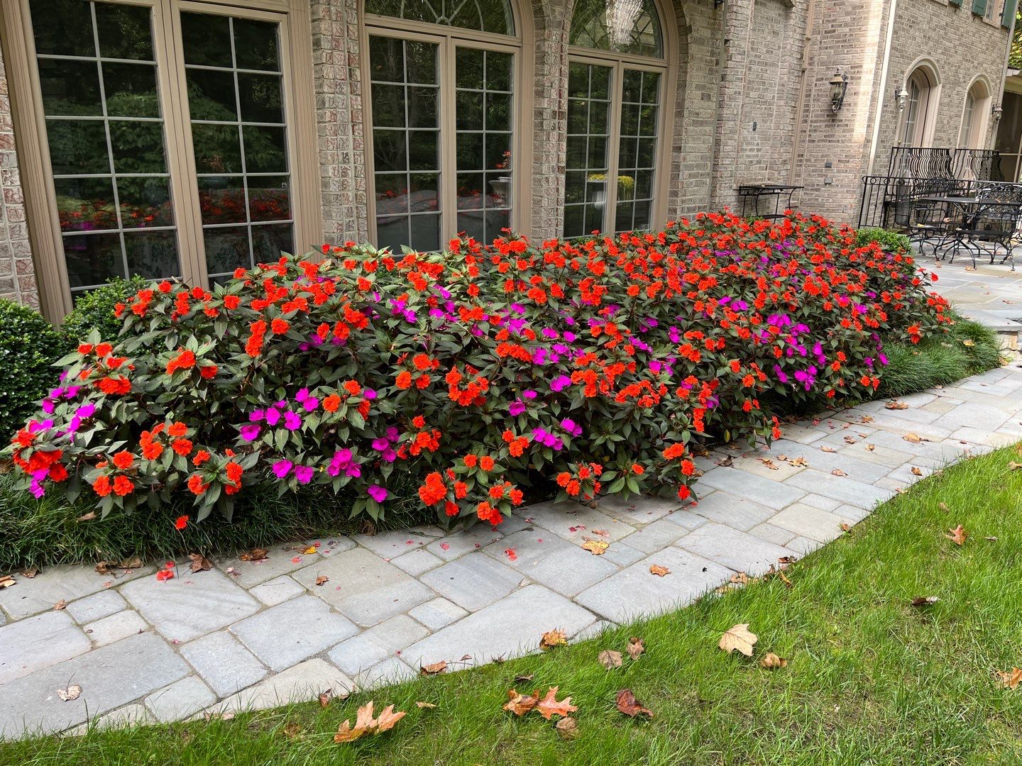 New flower bed installation at an Austin home